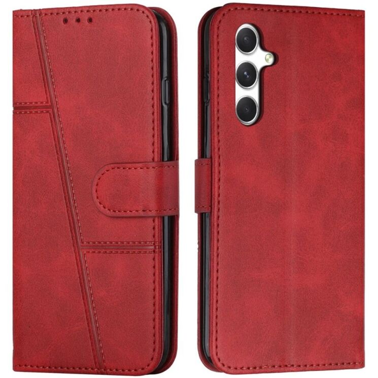 Чехол-книжка UniCase Jet Cover для Samsung Galaxy A36 (A366) / A56 (A566) - Red: фото 1 из 10