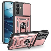 Чохол із захистом камери Deexe Armor Shield для Samsung Galaxy A18 / A17 (A175) / A26 (A266) - Rose Gold: фото 1 з 10