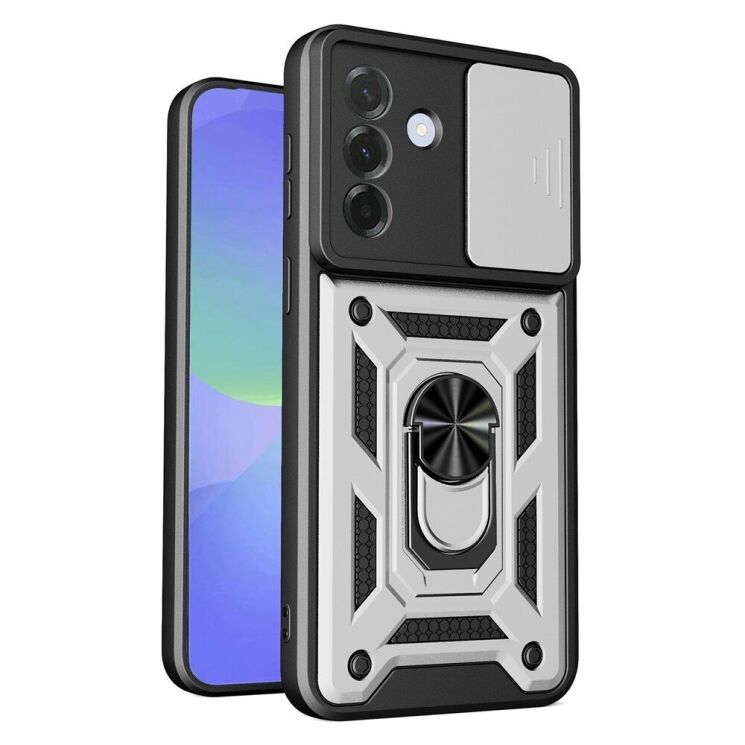 Чехол с защитой камеры Deexe Armor Shield для Samsung Galaxy A27 (A276) - Silver (408623S) Чехол с защитой камеры Deexe Armor Shield для Samsung Galaxy A27 (A276) - Silver: фото 1 из 9