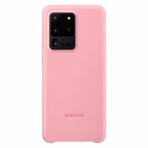 Чехол Silicone Cover для Samsung Galaxy S20 Ultra (G988) EF-PG988TPEGRU - Pink: фото 1 из 3
