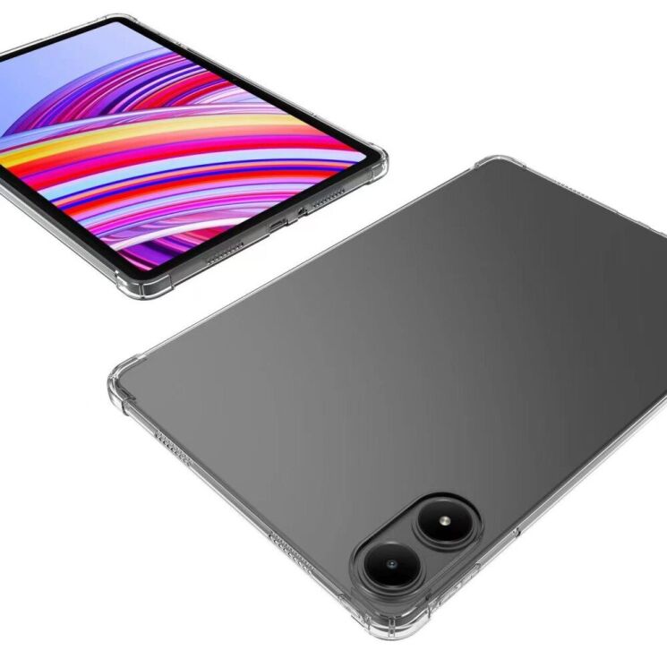Чехол UniCase Airbag Max для Xiaomi Redmi Pad Pro / Poco Pad - Transparent: фото 3 из 6