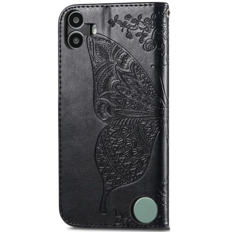 Чехол UniCase Butterfly Pattern для Nothing CMF Phone 1 - Black: фото 5 из 9