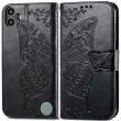 Чехол UniCase Butterfly Pattern для Nothing CMF Phone 1 - Black (370938B)