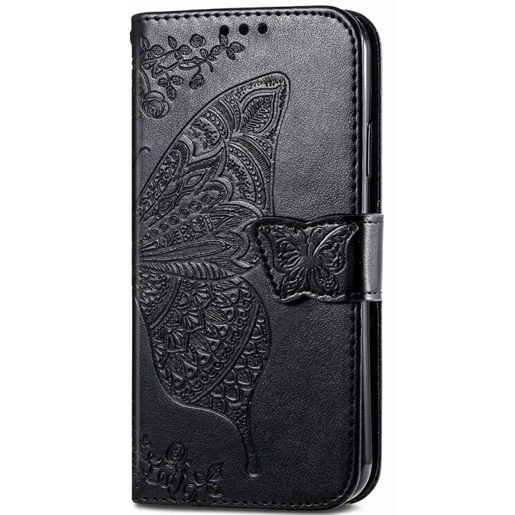 Чехол UniCase Butterfly Pattern для OPPO Reno 10 - Black: фото 5 из 6