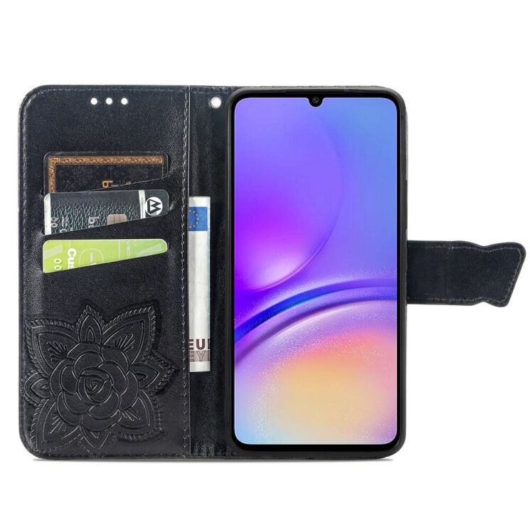 Чехол UniCase Butterfly Pattern для Samsung Galaxy A06 (A065) - Black: фото 2 из 9