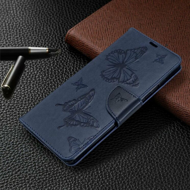Чохол UniCase Butterfly Pattern для Samsung Galaxy A71 (A715) - Blue: фото 7 з 8
