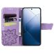 Чехол UniCase Butterfly Pattern для Xiaomi 14 Pro - Light Purple (342144LV). Фото 2 из 5
