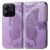 Чехол UniCase Butterfly Pattern для Xiaomi Redmi Note 14 5G - Light Purple: фото 1 из 9