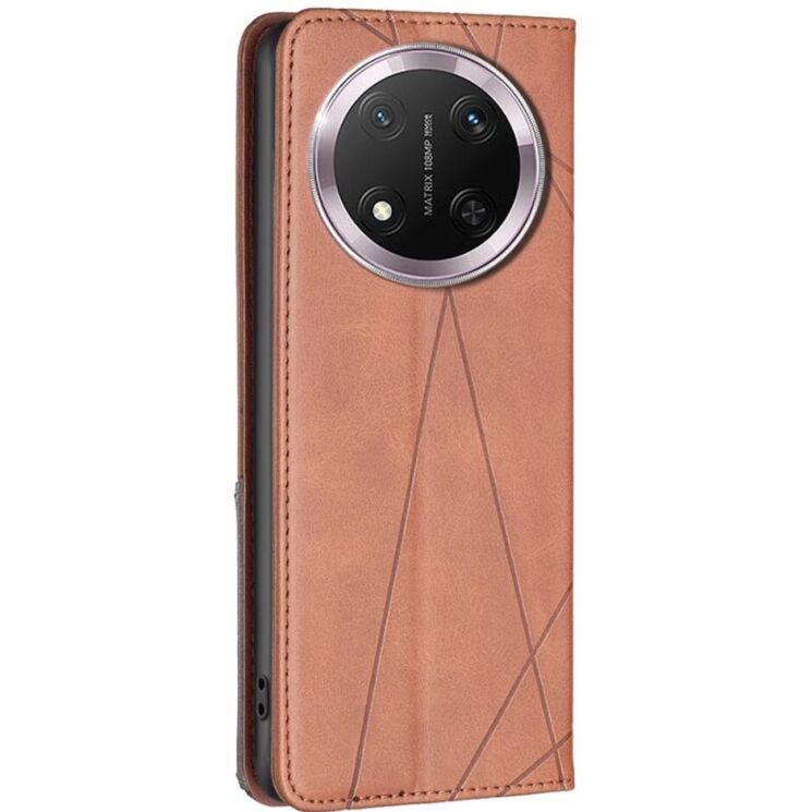 Чехол UniCase Geometric Pattern для Honor Magic 7 Lite - Brown: фото 3 из 8