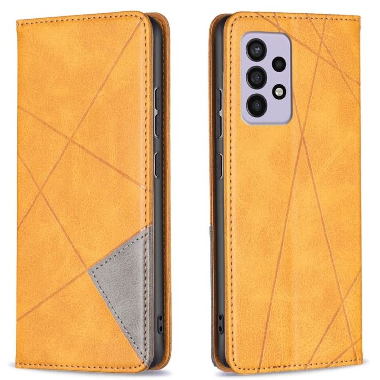 Чехол UniCase Geometric Pattern для Samsung Galaxy A33 (A336) - Brown: фото 1 из 8