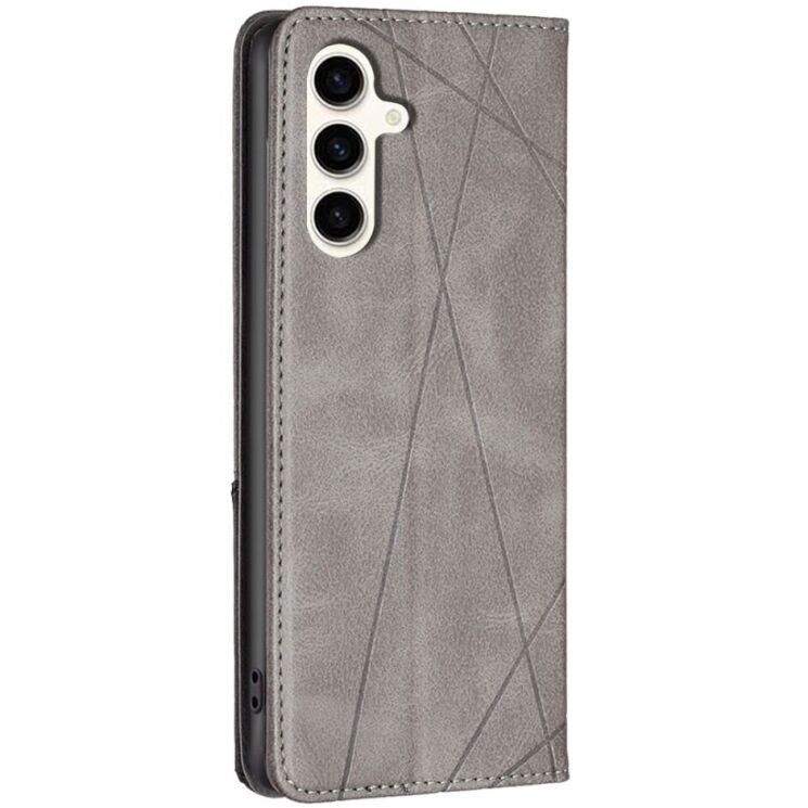 Чехол UniCase Geometric Pattern для Samsung Galaxy S24 FE (S721) - Grey: фото 3 из 8