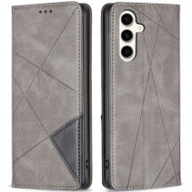 Чехол UniCase Geometric Pattern для Samsung Galaxy S24 FE (S721) - Grey: фото 1 из 8