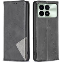 Чехол UniCase Geometric Pattern для Xiaomi Poco F6 Pro - Black: фото 1 из 8