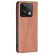 Чехол UniCase Geometric Pattern для Xiaomi Redmi Note 13 5G - Brown (341250Z). Фото 4 из 8
