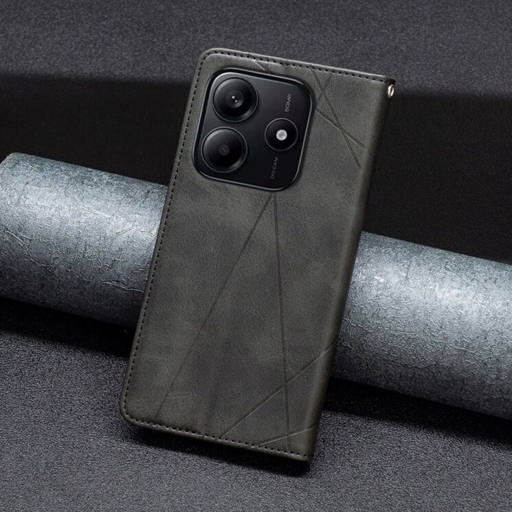Чехол UniCase Geometric Pattern для Xiaomi Redmi Note 14 4G - Black: фото 8 из 8