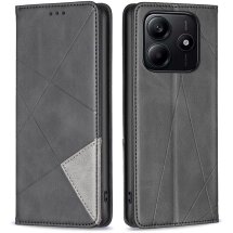Чехол UniCase Geometric Pattern для Xiaomi Redmi Note 14 4G - Black: фото 1 из 8