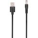 Кабель 2E USB to DC 5.5х2.5мм (5V, 1.5A, 1m) - Black (896246B). Фото 1 из 3