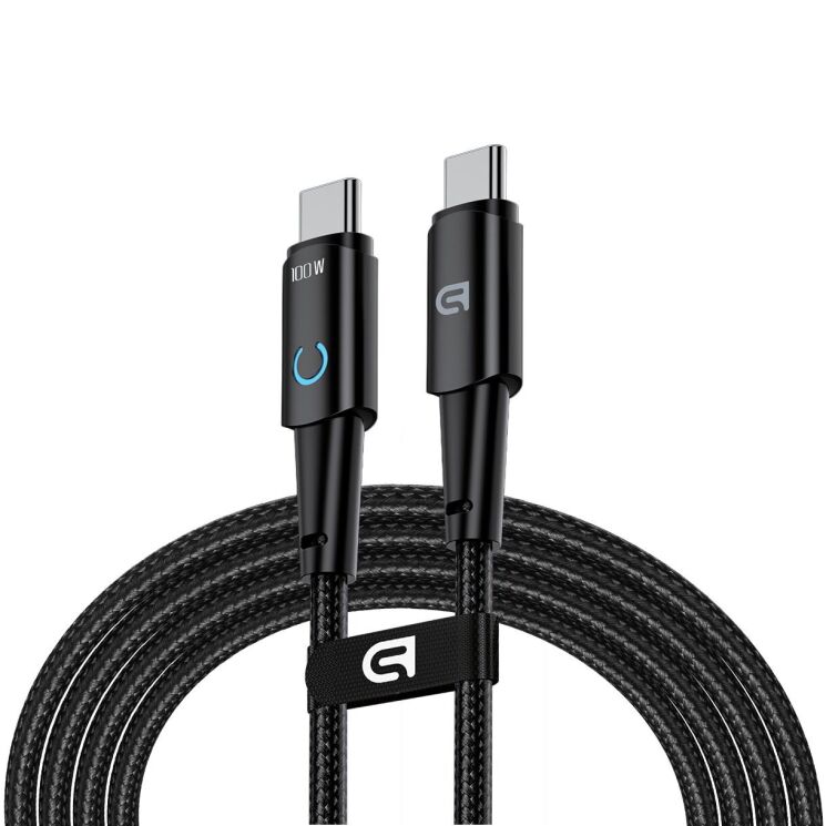 Кабель ArmorStandart AT-C1 Type-C to Type-C (100W, 1.2м) - Black: фото 1 з 1