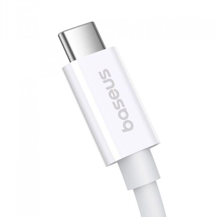 Кабель Baseus Superior 2 Type-C to Type-C 240W (3.1А, 1.8m) P10365200211-05 - White: фото 4 из 12