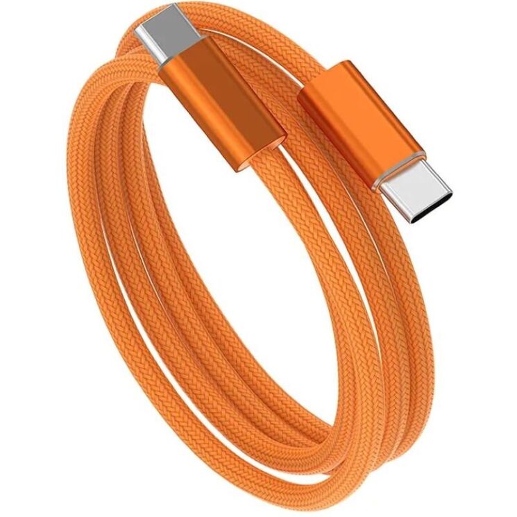 Кабель WiWU Wi-C101 Type-C to Type-C (240W 1.5m) - Orange: фото 2 из 3