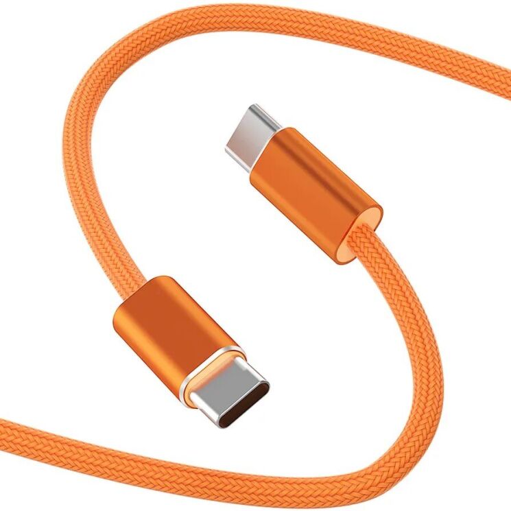 Кабель WiWU Wi-C101 Type-C to Type-C (240W 1.5m) - Orange: фото 1 из 3