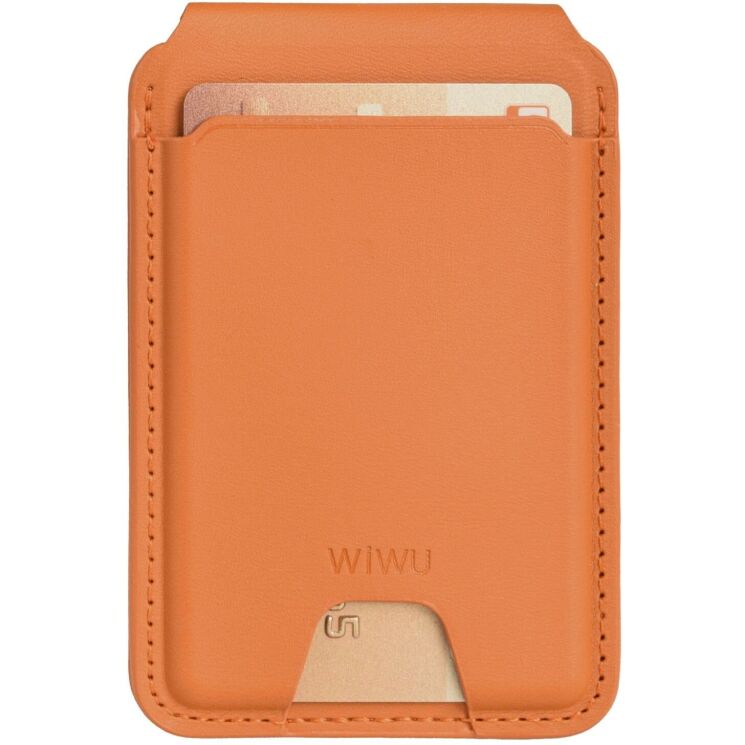 Кардхолдер WIWU MW-005 Mag Wallet FM - Brown (982437Z) Кардхолдер WIWU MW-005 Mag Wallet FM - Brown: фото 2 з 15