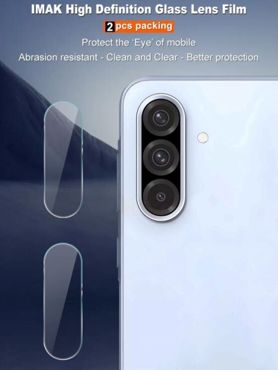 Комплект захисних стекол IMAK Camera Lens Protector для Samsung Galaxy A36 (A366) / A56 (A566): фото 6 з 8