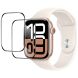 Комплект защитных пленок BASEUS NanoCrystal для Apple Watch 10 42 mm - Black (364215B). Фото 1 из 5