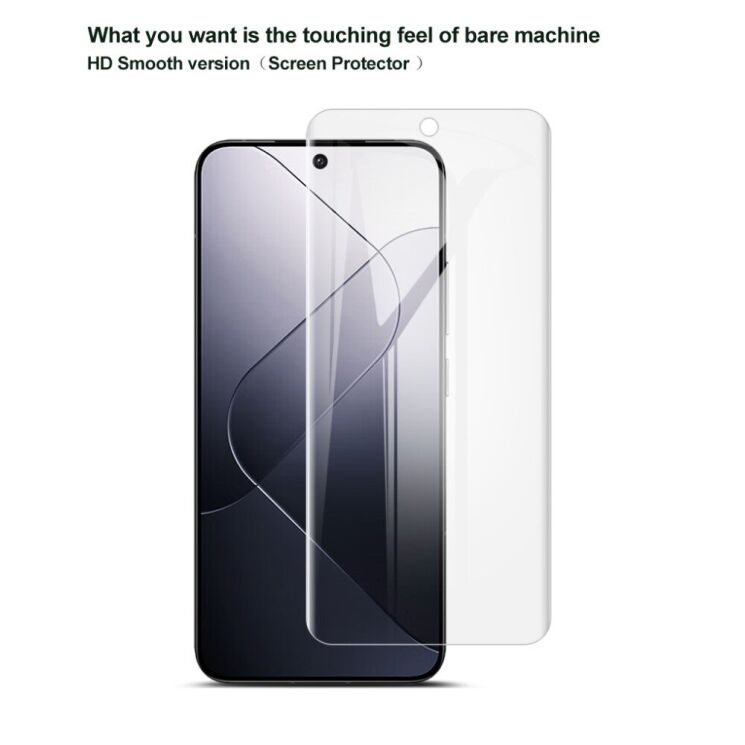 Комплект защитных пленок IMAK Full Coverage Hydrogel Film для Xiaomi 14: фото 6 из 10