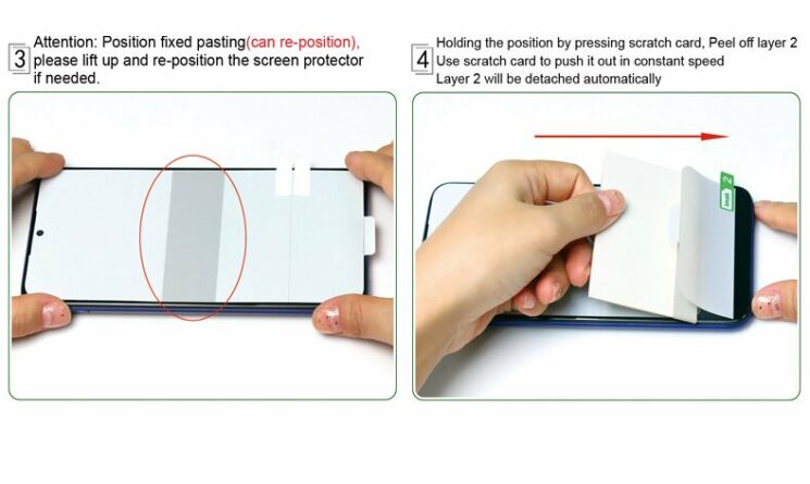 Комплект захисних плівок на задню панель IMAK Full Coverage Hydrogel Film для Samsung Galaxy A71 (A715): фото 13 з 14