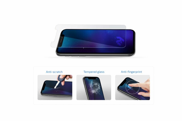 Комплект захисних стекол 3 в 1 2E Clear Glass для Samsung Galaxy M10s - Clear: фото 3 з 5