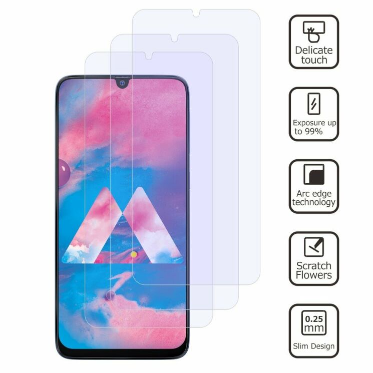 Комплект защитных стекол ITIETIE 2.5D 9H для Samsung Galaxy A20 (A205): фото 2 из 9