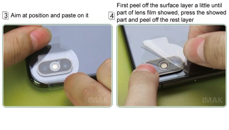 Комплект захисних плівок на камеру IMAK Camera Lens Film для iPad 10.2 7/8/9 Gen (2019/2020/2021): фото 13 з 14