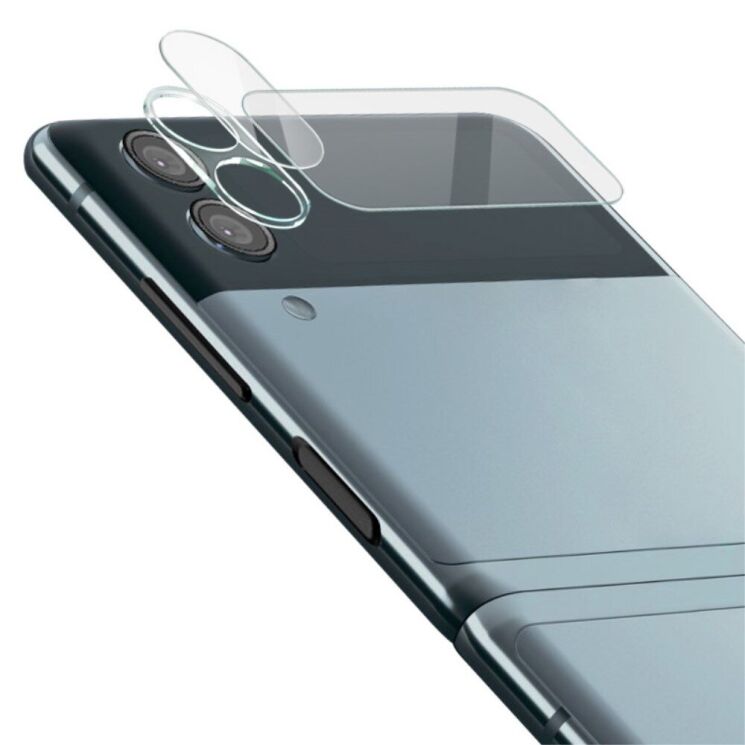 Комплект защитных стекол на камеру IMAK Camera Lens Protector для Samsung Galaxy Flip 3: фото 3 из 14