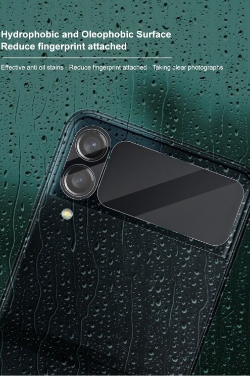 Комплект защитных стекол на камеру IMAK Camera Lens Protector для Samsung Galaxy Flip 3: фото 9 из 14