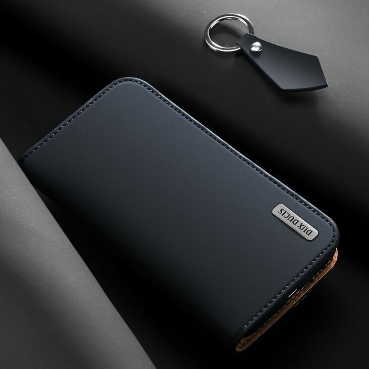 Кожаный чехол DUX DUCIS Wish Series для Samsung Galaxy S9 (G960) - Dark Blue: фото 4 из 10
