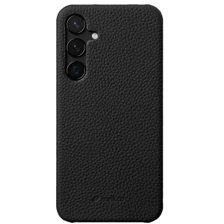 Шкіряний чохол MELKCO Leather Case для Samsung Galaxy S25 Plus (S936) - Black: фото 1 з 4