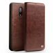 Шкіряний чохол QIALINO Classic Case для OnePlus 7 - Brown: фото 1 з 5