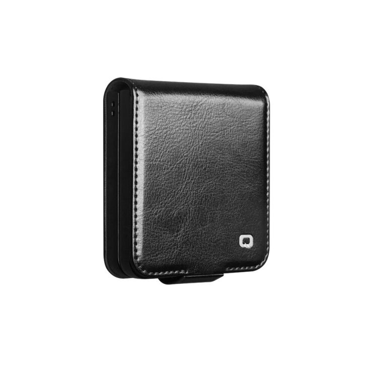 Кожаный чехол QIALINO Classic Case (FF) для Samsung Galaxy Flip 7 - Black: фото 2 из 11