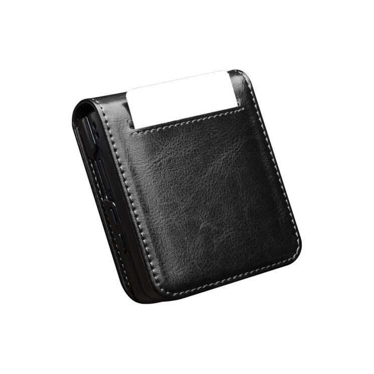 Кожаный чехол QIALINO Classic Case (FF) для Samsung Galaxy Flip 7 - Black: фото 5 из 11