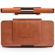 Кожаный чехол QIALINO Leather Case для смартфонов диагональю до 6.9 дюймов - Brown (981153Z)