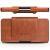 Кожаный чехол QIALINO Leather Case для смартфонов диагональю до 6.9 дюймов - Brown: фото 1 из 8