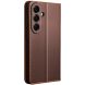 Кожаный чехол QIALINO Wallet Case для Samsung Galaxy S26 - Brown (404234Z). Фото 4 из 14