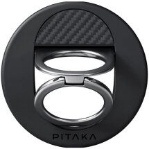 Магнитное кольцо-держатель Pitaka MagEZ Grip 3 (MGB2402) - 600D Black / Grey (Twill): фото 1 из 12