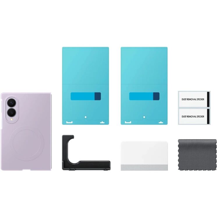 Оригінальний чохол Silicone Magnet Case для Samsung Galaxy Fold 8 (EF-EF971CVEGUA) - Violet: фото 5 з 5