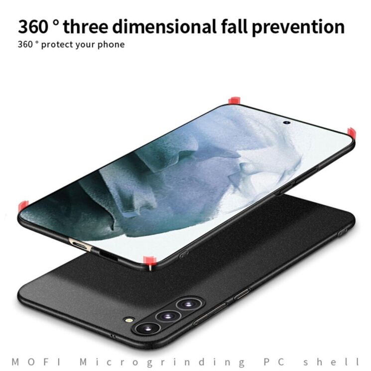 Пластиковый чехол MOFI Matte Series для Samsung Galaxy S24 FE (S721) - Black: фото 8 из 10