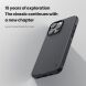 Пластиковый чехол NILLKIN Frosted Shield для Apple iPhone 16 Pro - Black (360553B). Фото 8 из 19