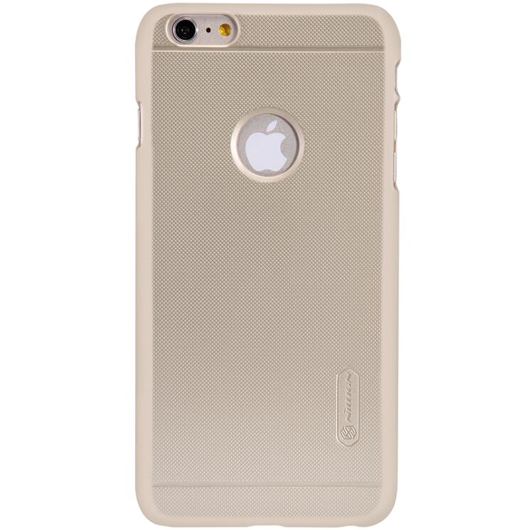 Пластиковый чехол NILLKIN Frosted Shield для iPhone 6/6s Plus - Gold: фото 1 из 14