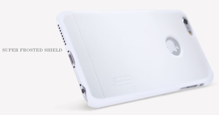 Пластиковый чехол NILLKIN Frosted Shield для iPhone 6/6s Plus - Black: фото 10 из 14
