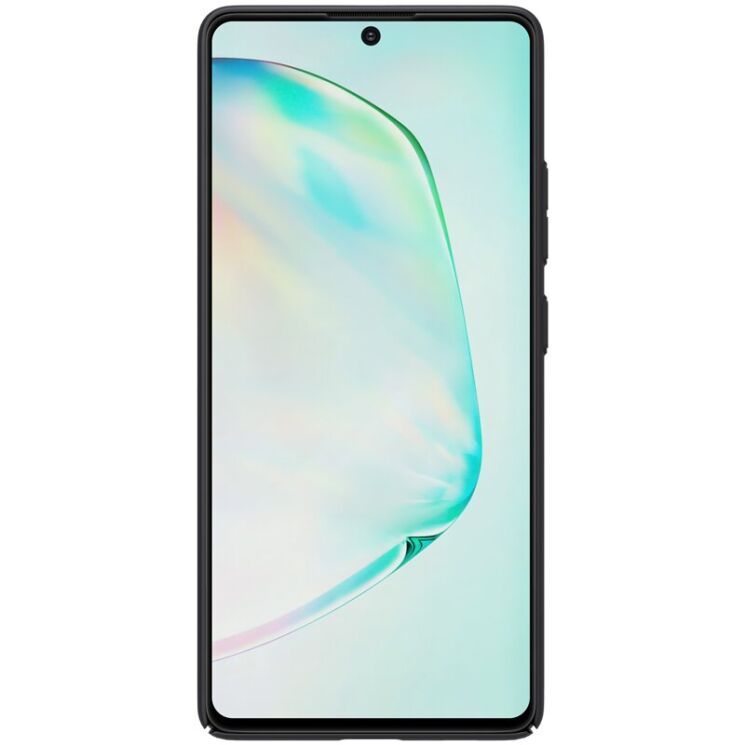 Пластиковий чохол NILLKIN Frosted Shield для Samsung Galaxy S10 Lite (G770) - Black: фото 3 з 17